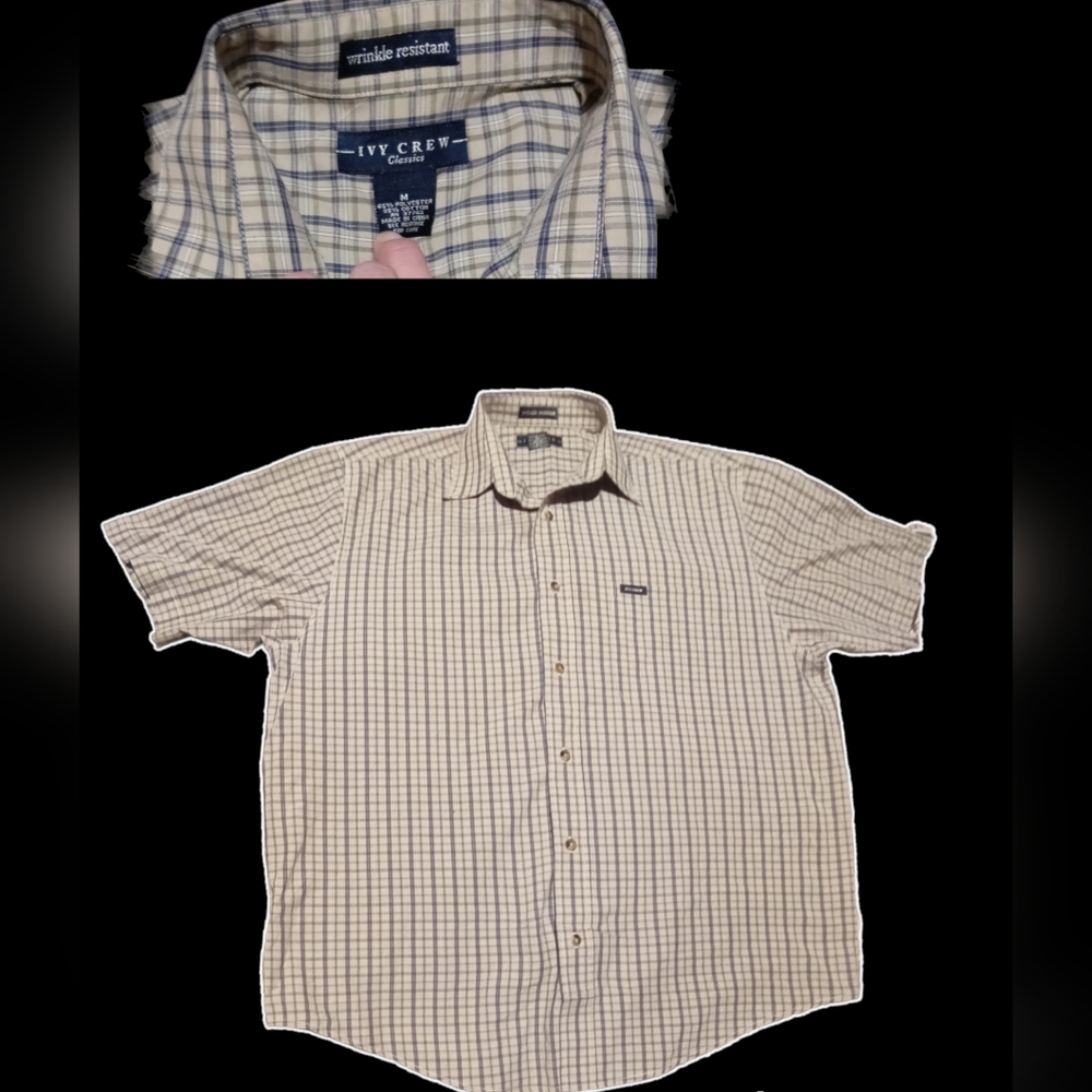 Men's Ivy Crew Button Up Short Sleeve Shirt